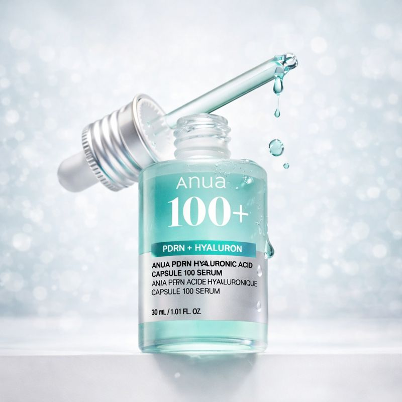 Anua PDRN 100+ Hyaluronic Acid Serum Capsules Moisturizing Revitalizing Face Serum Korean Skincare Beauty Essentials