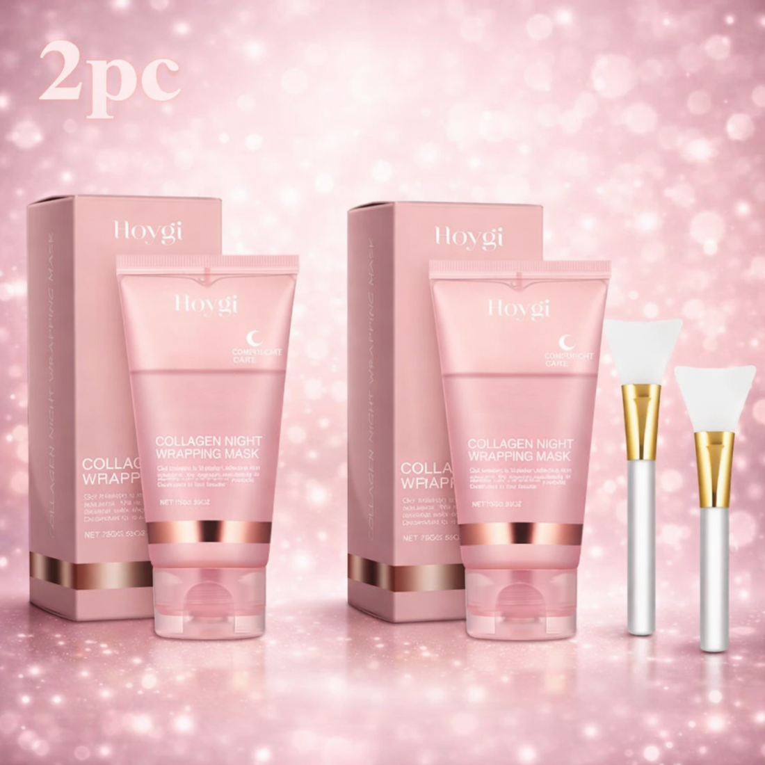 Collagen Overnight Wrapping Peel Off Facial Mask Set