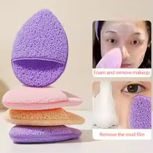 1PC Face Wash Cleansing Puff Soft Cosmetic Sponge Deep Facial Cleansing