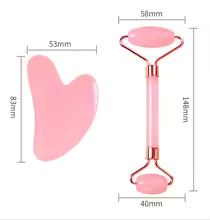 1pc/2pcs Guasha Scraper Facial Massager Gouache Scraper Face Massage Acupuncture Gua Sha Board Acupoint Eye Care SPA Detox Tool